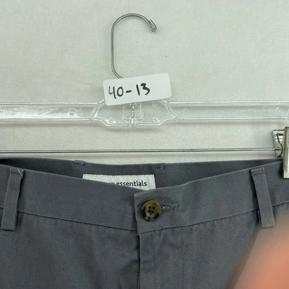 Amazon Essentials Khaki Pants Men's Sz 36x31 Gray Classic Straight Leg - Picture 9 of 9